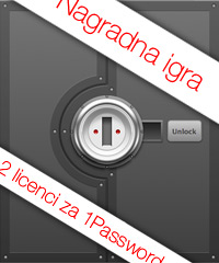 Nagradna igra: 2 licenci za 1Password