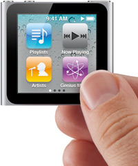 Apple prerodil iPod nano z vmesnikom Multi-Touch