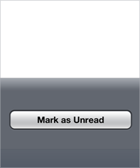 iOS 6: kje je skrit Mark as Unread?